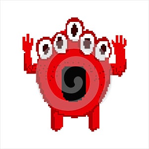 pixel character monster