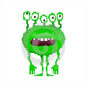 pixel character monster