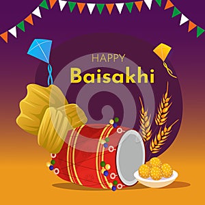 Happy Baisakhi background