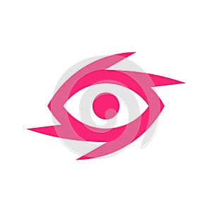 Optics Vector Eye Logo