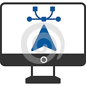 Direct selection tool which can easily edit or modify