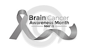 Brain Cancer awareness month is observed each year in May. photo