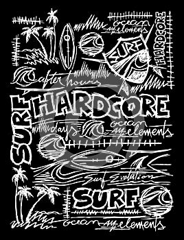 Hardcore surf days.