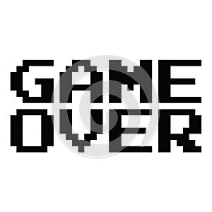 Game Over Icon Illustration