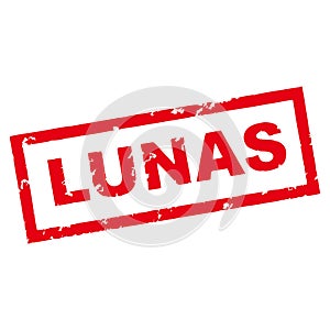 LUNAS stamp in Indonesian means \