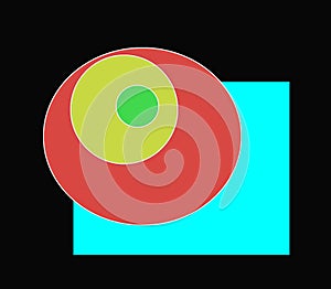 Art illustration of curios eye