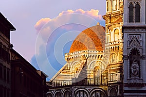 Art Italy andmark; Dome in Florence,
