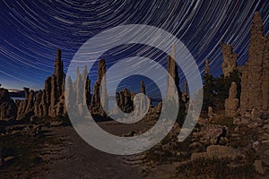 Art Landscape Image of the Tufas of Mono Lake