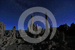 Art Landscape Image of the Tufas of Mono Lake