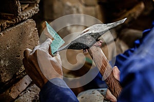 The art of making moroccan zellige photo