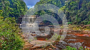 Art of Maliau Basin Water Falls