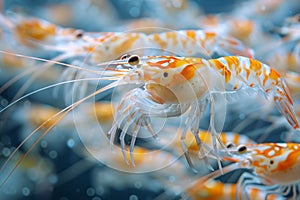 The Art of Marine Life A Picturesque Shrimp Complementing Underwater Flora