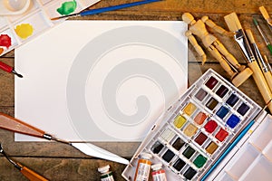 Art Materials - Space for Text