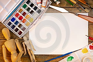 Art Materials - Space for Text