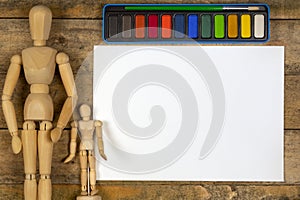 Art Materials - Space for Text