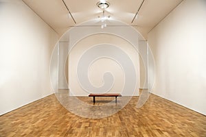 Art Museum, Blank Gallery Walls, Background