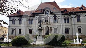 Art Museum building Campulung Muscel Romania