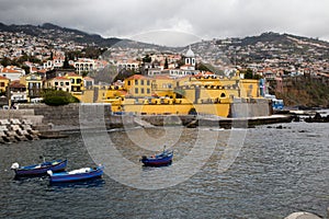 The Art museum and three boats