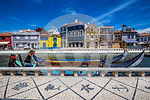 Art Nouveau Buildings And Boats - Aveiro, Portugal photo