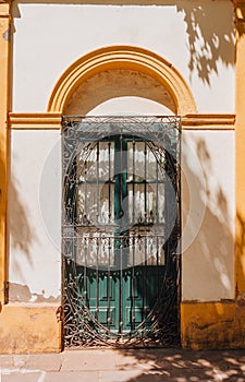Art Nouveau gate in Argentina photo