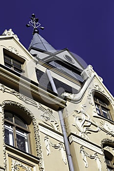 Art Nouveau (jugendstil) building, Riga Latvia