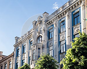 Art nouveau Jugendstil facade