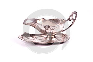 Art nouveau silver cup sauce