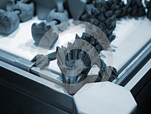 Art object printed on 3D printer. Model printed on 3D printer. 3D printed object