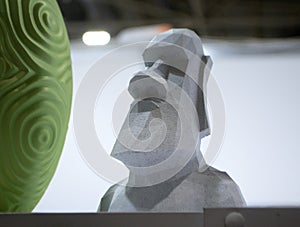 Art object printed on 3D printer. Model printed on 3D printer. 3D printed object