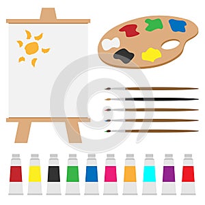 Art palette set