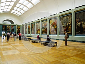 Art Interior Louvre Museum