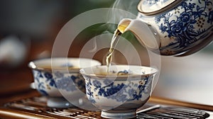The Art of Pouring Tea Using Traditional Chinese Teaware