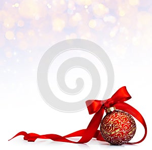 Art Red Christmas bal