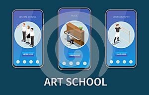 Art School Banners Set