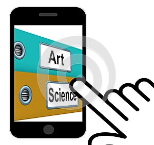 Art Science Folders Displays Humanities Or Sciences photo