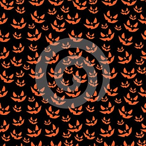 Art seamless pattern for Happy Halloween background.