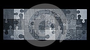 Art stucco texture puzzle