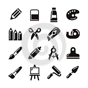 Art supply icon