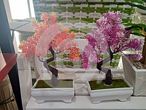 The art of syntetic bonsay flower