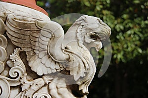 Powerful.  Lion With Wings Topical Local Art photo