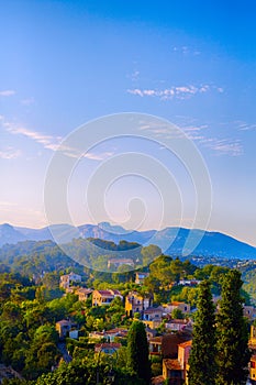 Art village landscape in Provence