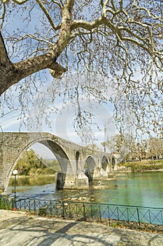 arta greece spring seaosn in the city