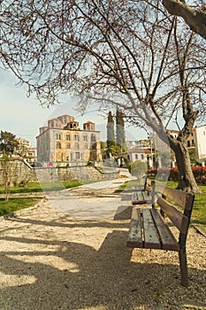 arta greece spring seaosn in the city of