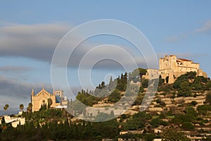 Arta Majorca Mallorca Balearic Islands town church Spain photo