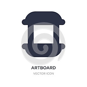 artboard icon on white background. Simple element illustration from UI concept