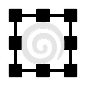 Artboard vector glyph flat icon