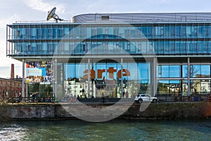 The ARTE building, Strasbourg