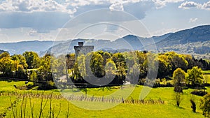 Arteaga Castle in the Urdaibai Biosphere Reserve