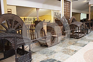 Artefacts, displayed in The Goa Chitra Museum an ethnographic museum with over 4000 artefacts. Founded and run by the artist-