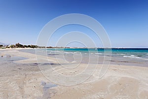 Artemida Loutsa beach in Attica near Athens, Greece photo